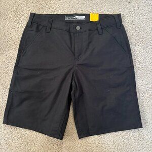 Carhartt Black Professional Series Loose Fit Shorts Women's Size 10